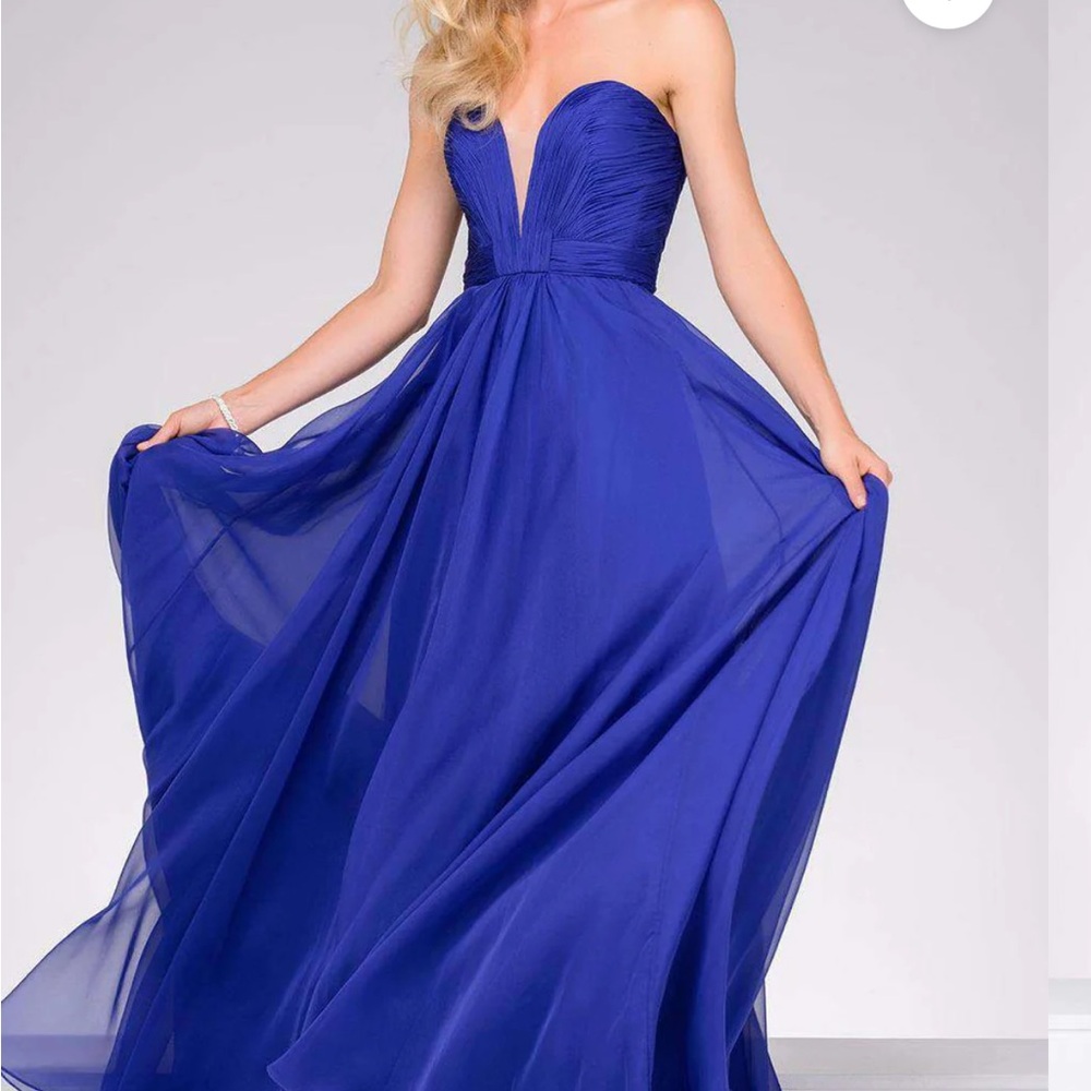 Jovani Elegant Blue Gown- Prom or Formal Event